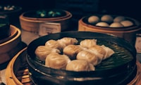Taro and mochi bao
